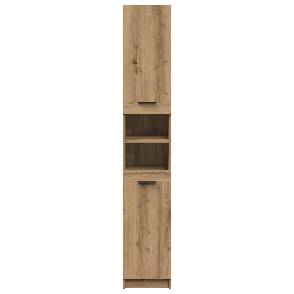 vidaXL Ντουλάπι μπάνιου Artisan Oak 32x34x188,5 cm Κατασκευασμένο ξύλο