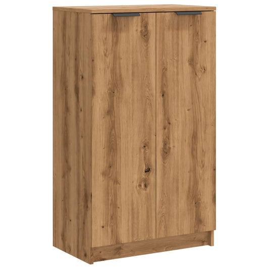 vidaXL Παπουτσοθήκη Αρτισιανή Δρυς 59x35x100,5 εκ. Επεξ. Ξύλο
