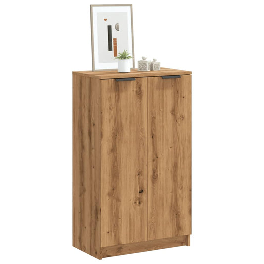 vidaXL Παπουτσοθήκη Αρτισιανή Δρυς 59x35x100,5 εκ. Επεξ. Ξύλο