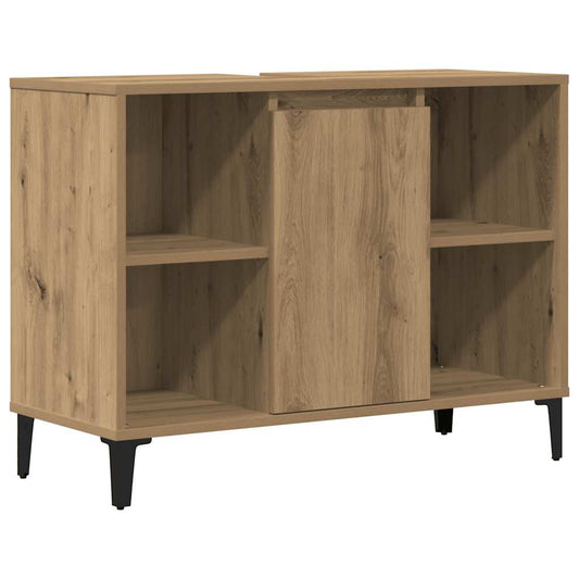 vidaXL Ντουλάπι Νιπτήρα τεχνίτης Δρυς 80 x 33 x 60 εκ.