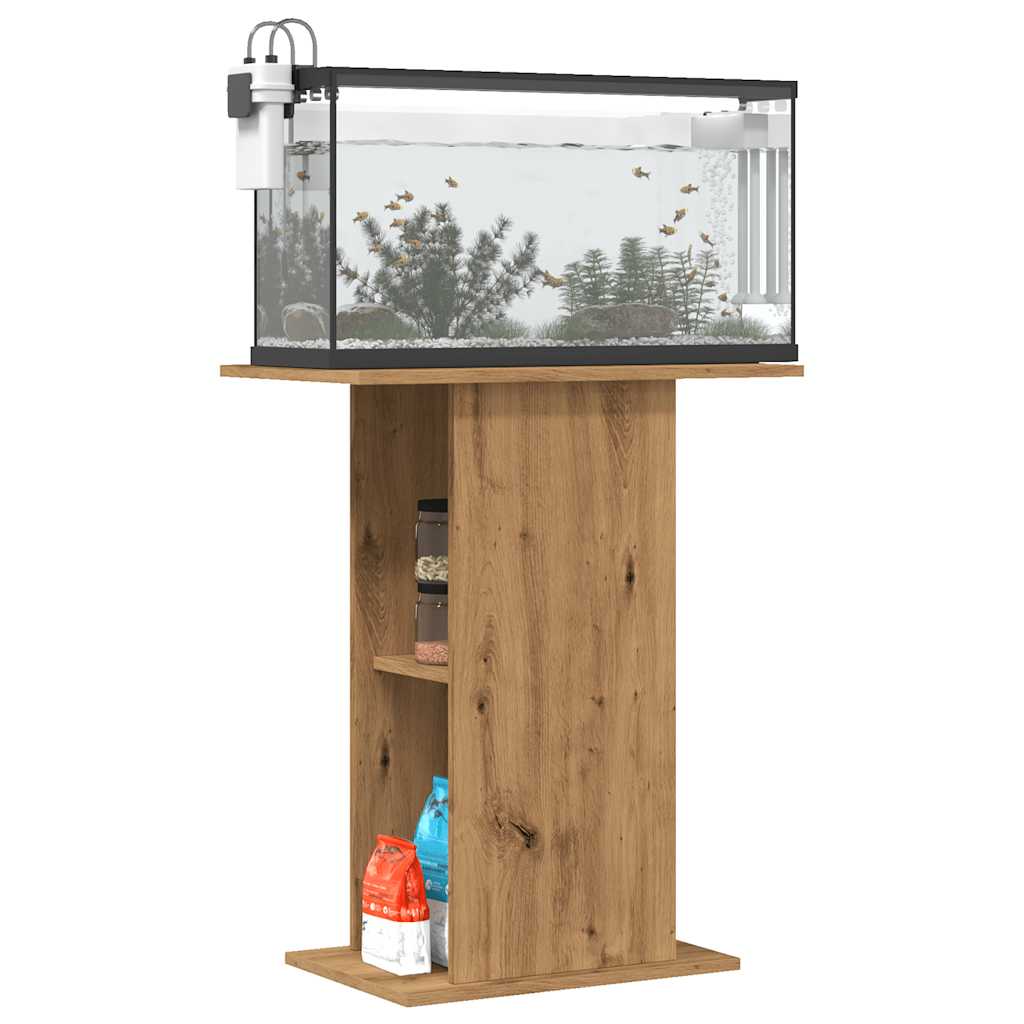 vidaXL Βάση Ενυδρείου Αρτισιανή Δρυς 36x60,5x72,5εκ Επεξεργασμένο Ξύλο