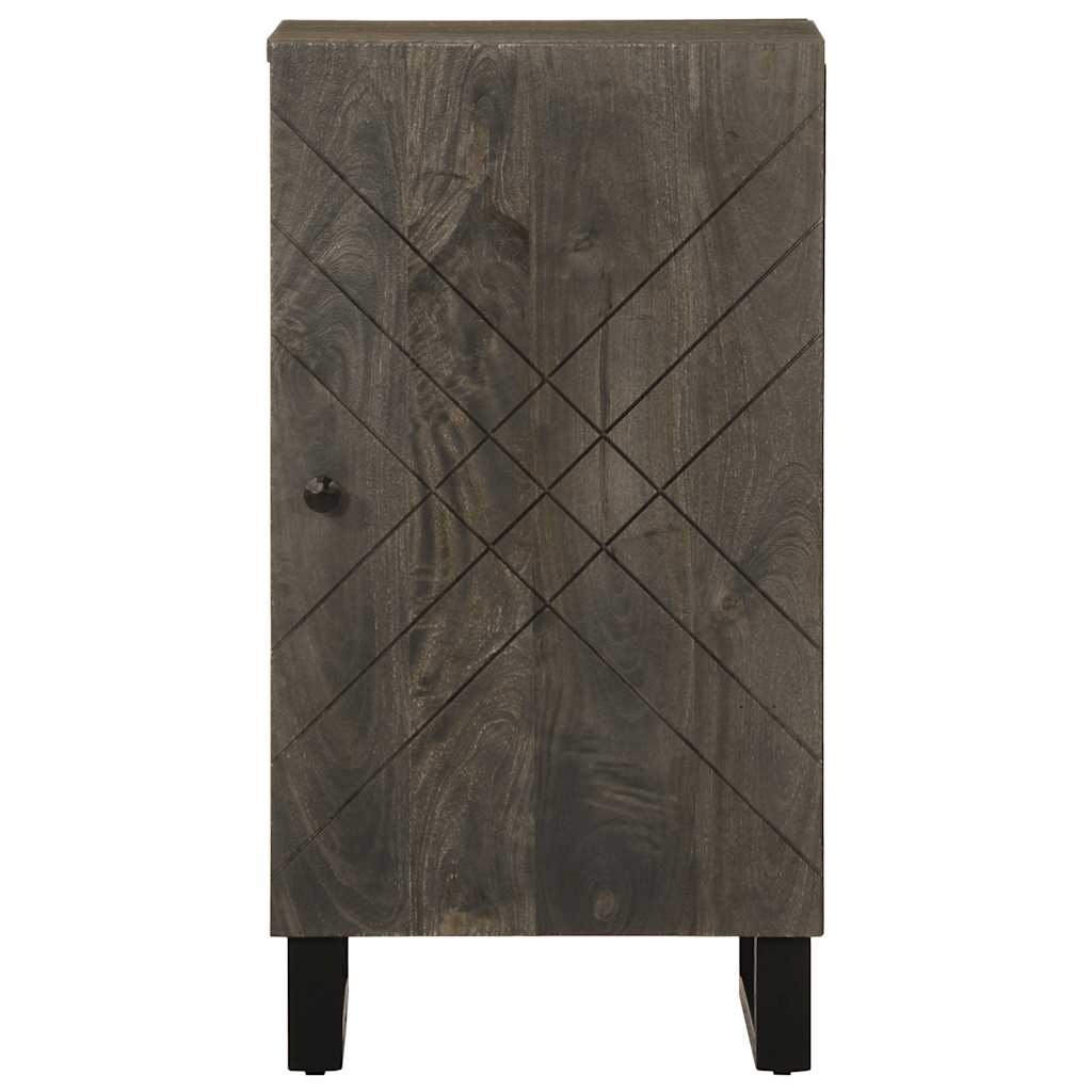vidaXL Σκευοθήκη μαύρο 40x33x75 cm μασίφ ξύλο Μάνγκο