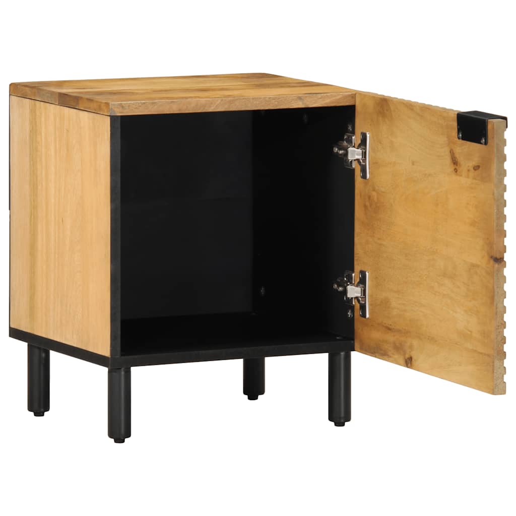 vidaXL Κομοδίνα 2 τεμάχια καφέ 40x33x46 cm από μασίφ ξύλο Mango