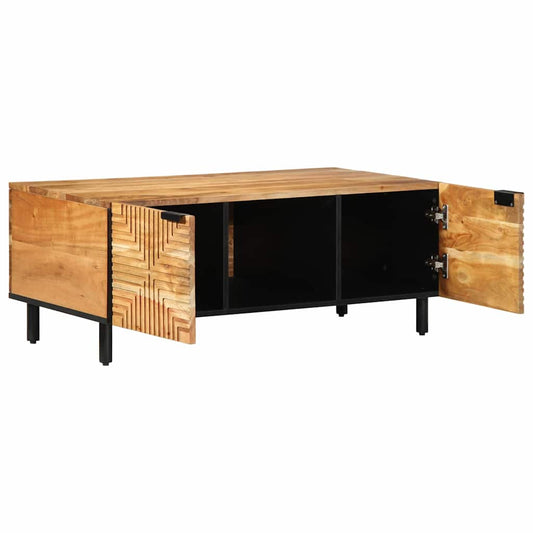 vidaXL Τραπεζάκι σαλονιού Brown 100 x 54 x 40 εκ Στερεό Ξύλο Ακακίας