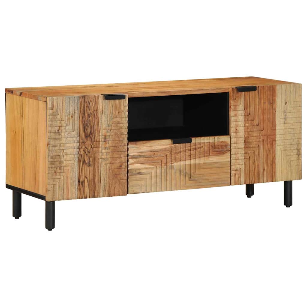 vidaXL Ντουλάπι TV Solid Acacia Wood 105 x 33 x 46 εκ.