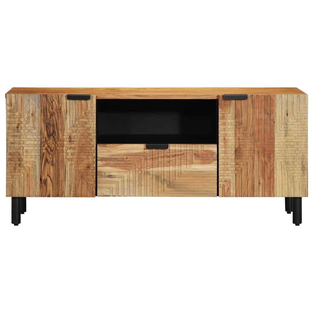 vidaXL Ντουλάπι TV Solid Acacia Wood 105 x 33 x 46 εκ.