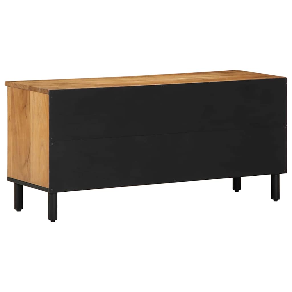 vidaXL Ντουλάπι TV Solid Acacia Wood 100 x 33 x 46 εκ.