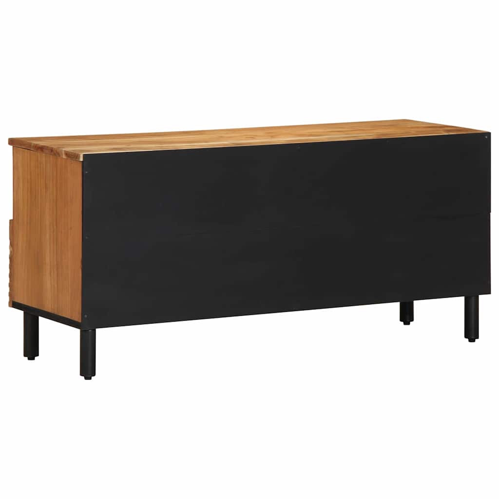 vidaXL Ντουλάπι TV Solid Acacia Wood 100 x 33,5 x 46 εκ
