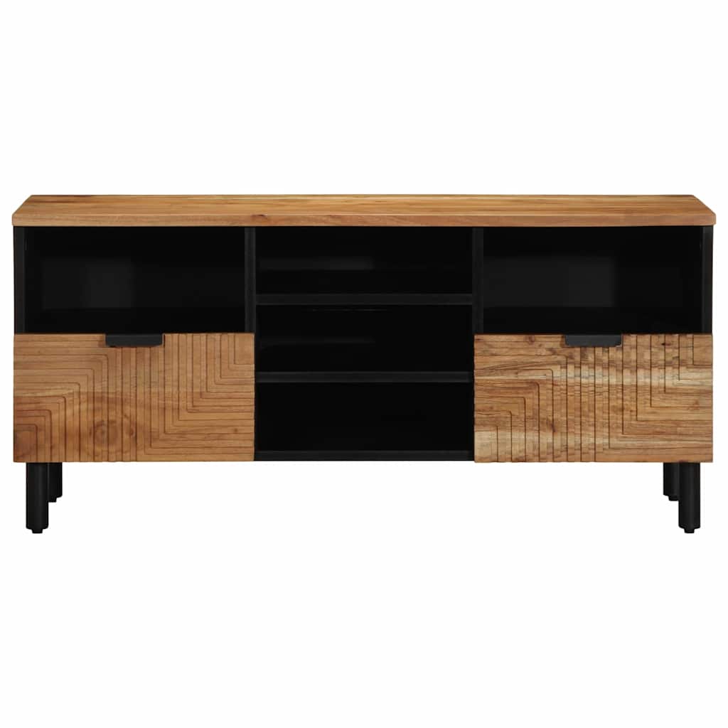 vidaXL Ντουλάπι TV Solid Acacia Wood 100 x 33,5 x 46 εκ