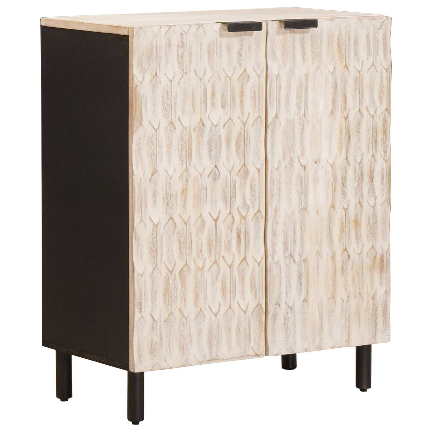 vidaXL Πλαϊνό γραφείο 60 x 33 x 75 cm Στερεό ξύλο μάνγκο