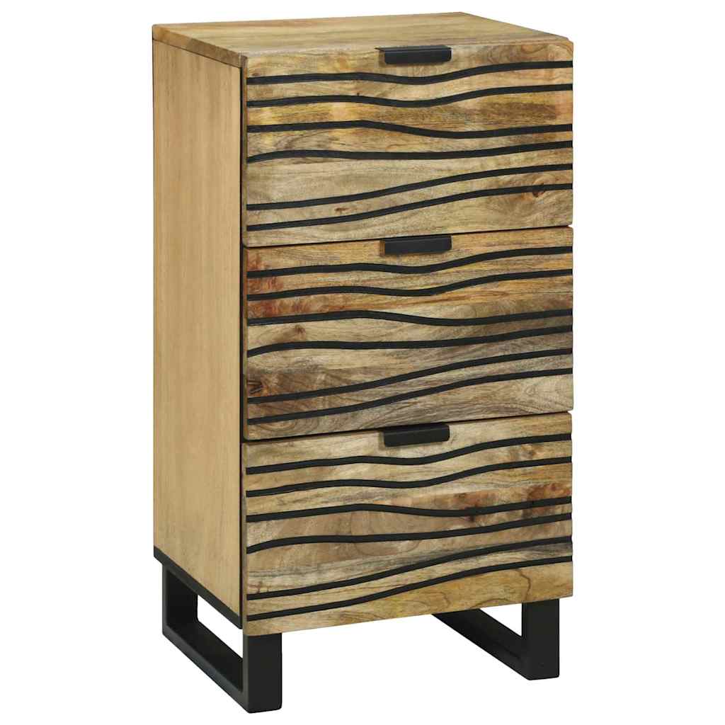 vidaXL Συρτάρι Καφέ 40 x 33 x 75 εκ. Μασίφ ξύλο μάνγκο