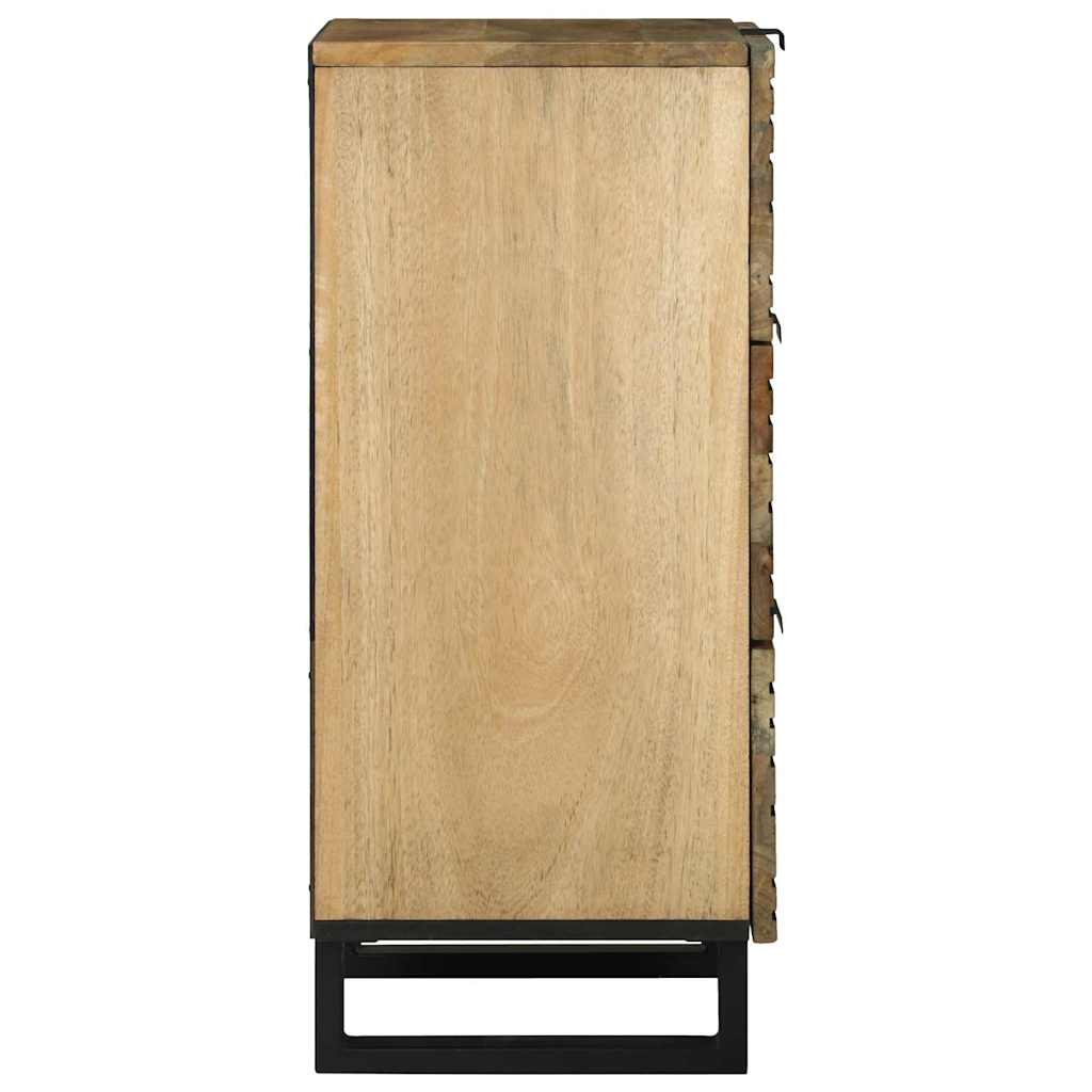 vidaXL Συρτάρι Καφέ 40 x 33 x 75 εκ. Μασίφ ξύλο μάνγκο