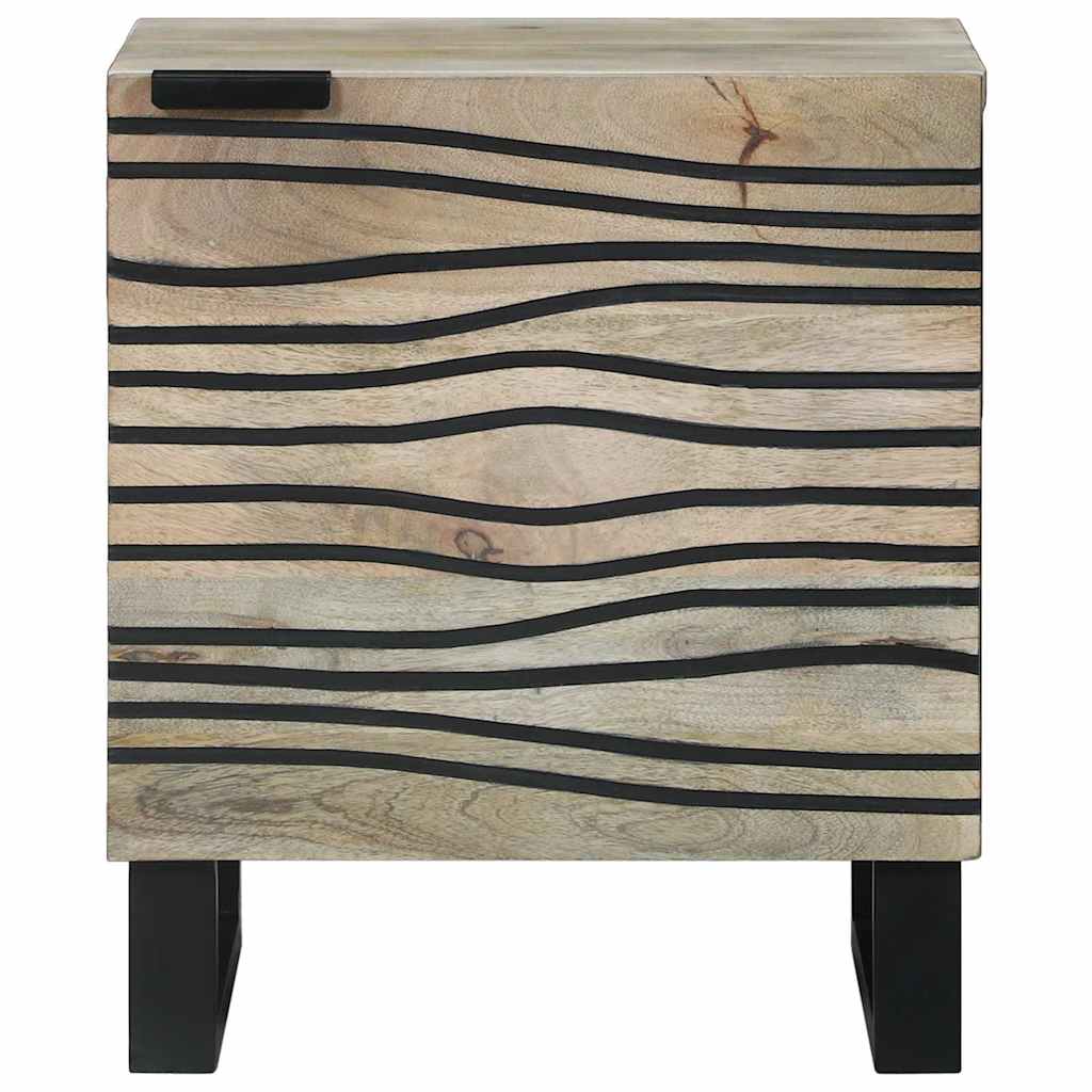 vidaXL Κομοδίνα 2 pcs Φυσικό 40 x 33.5 x 46 εκ