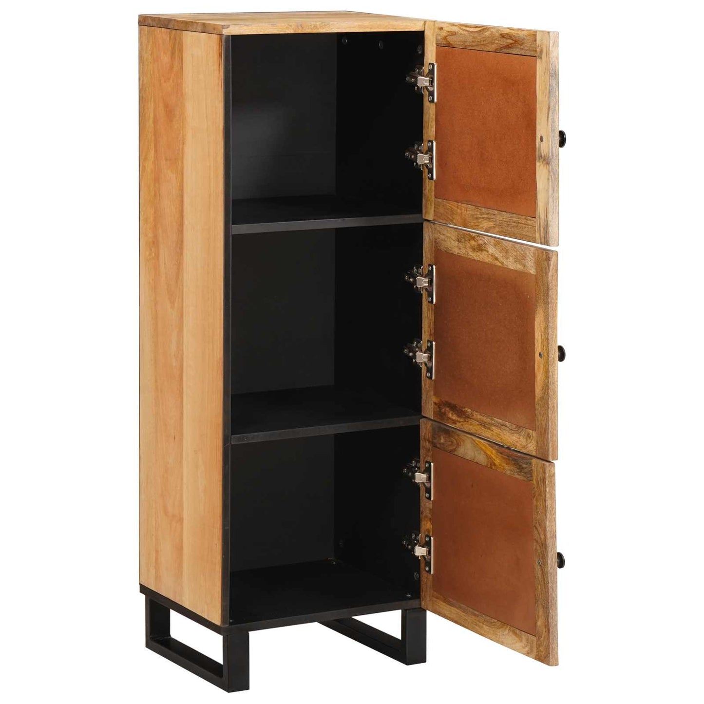 vidaXL Highboard Καφέ 40 x 33 x 110 εκ Στερεό ξύλο μάνγκο