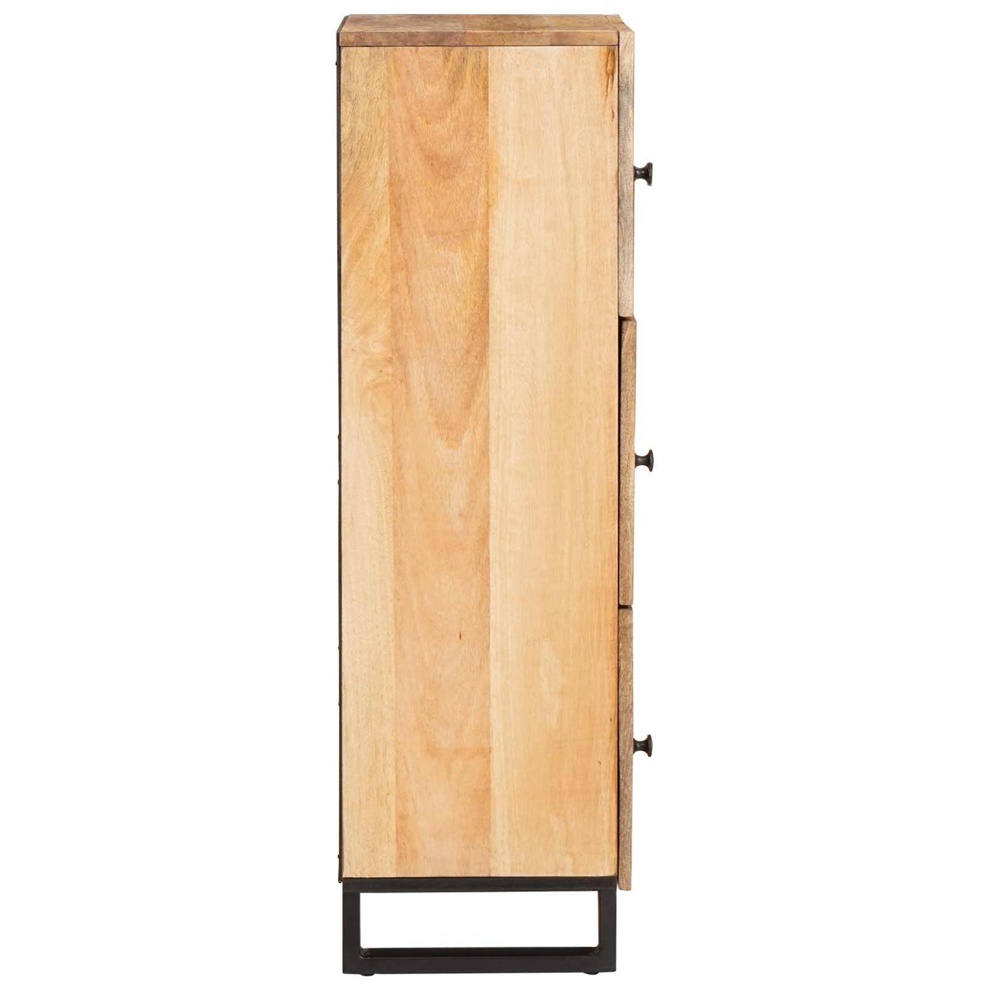 vidaXL Highboard Καφέ 40 x 33 x 110 εκ Στερεό ξύλο μάνγκο