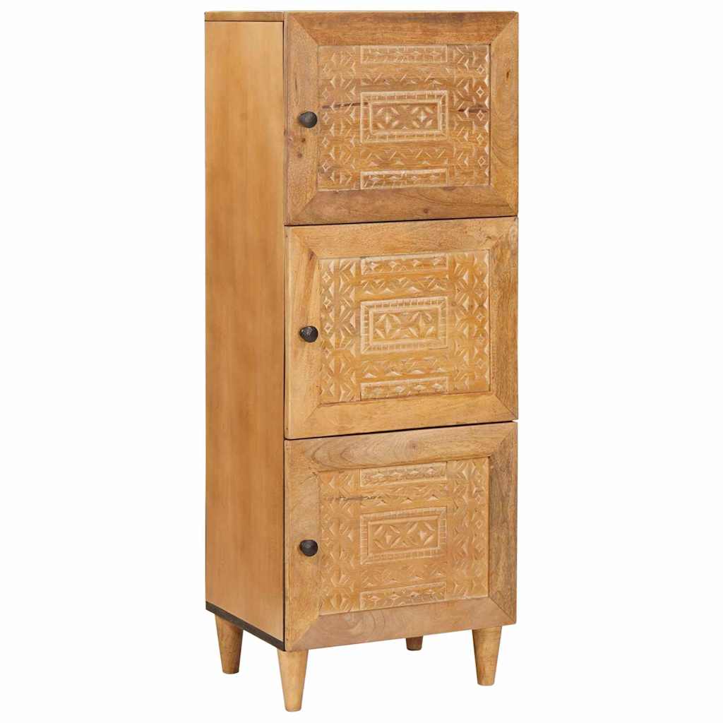vidaXL Highboard 40 x 33 x 110 εκ Στερεό ξύλο μάνγκο Light brown