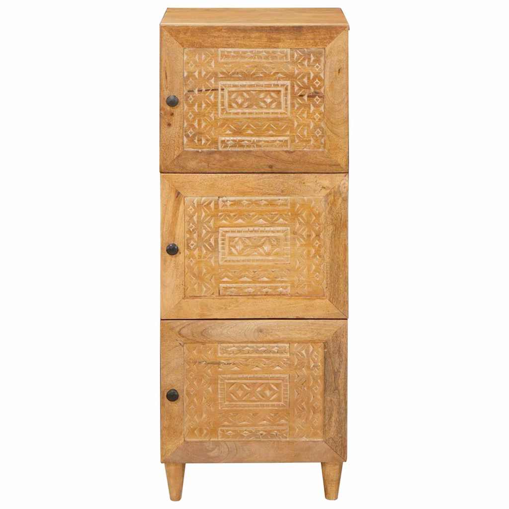 vidaXL Highboard 40 x 33 x 110 εκ Στερεό ξύλο μάνγκο Light brown