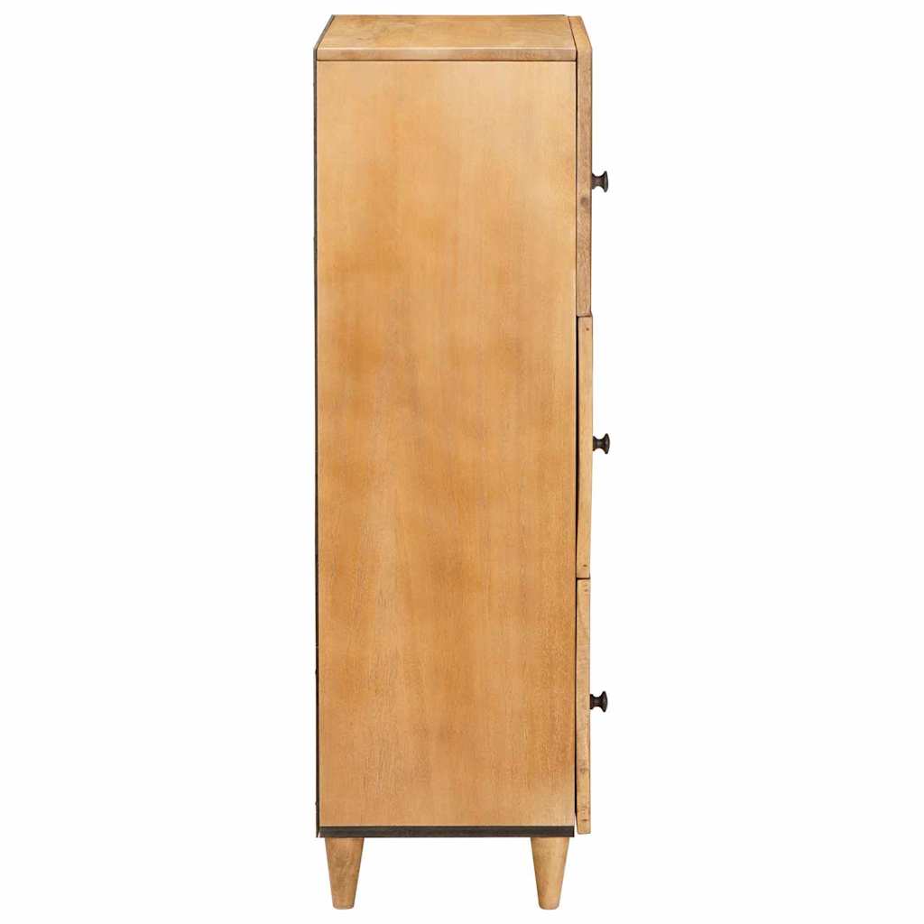 vidaXL Highboard 40 x 33 x 110 εκ Στερεό ξύλο μάνγκο Light brown