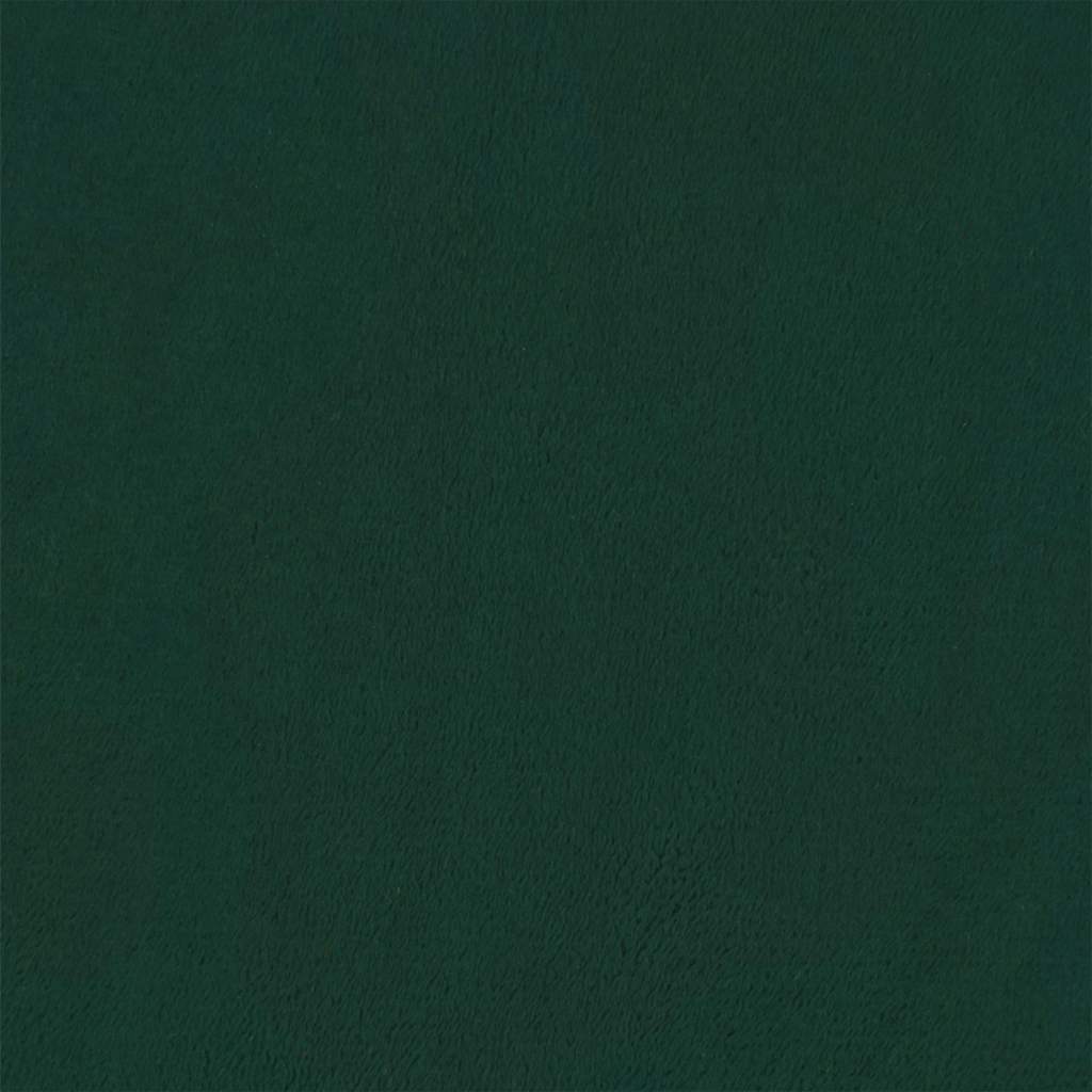 vidaXL Οθωμανικό κρεβάτι με στρώμα & LEDs Dark Green 100x200cm Velvet