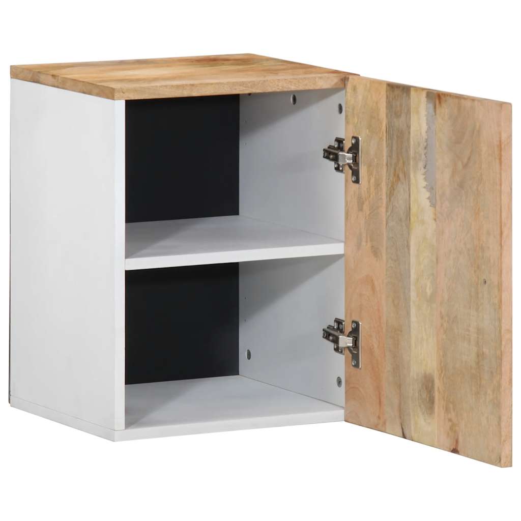 vidaXL κρεμαστό ντουλάπι μπάνιου 38x33,5x48 cm μασίφ ξύλο Mango
