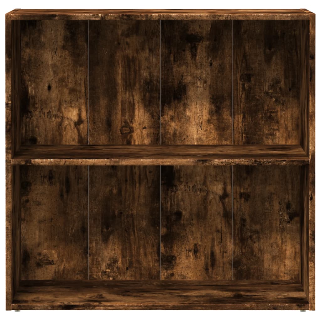 vidaXL Βιβλιοθήκη Καπνιστή Δρυς 80x30x77 εκ. από Επεξεργασμένο Ξύλο