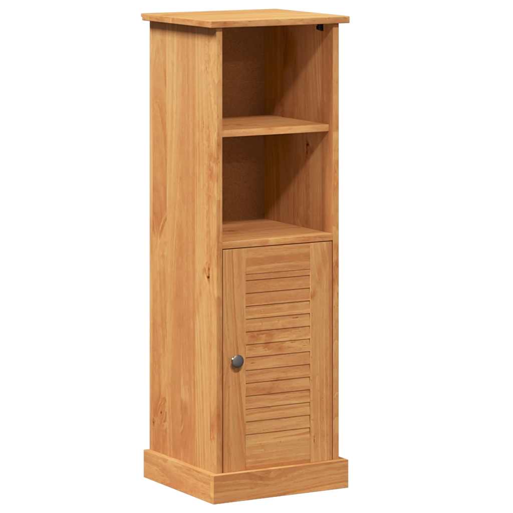 vidaXL Ντουλάπι Μπάνιου VIGO Καφέ και Μέλι Καφέ 37 x 34 x 110 εκ