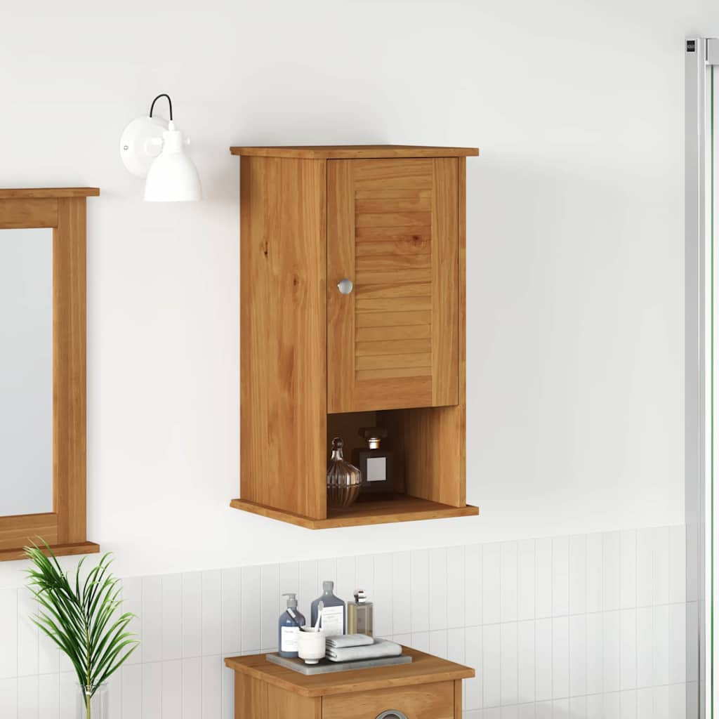 vidaXL Ντουλάπι Μπάνιου VIGO Καφέ και Μέλι Καφέ 37 x 34 x 71,5 εκ.