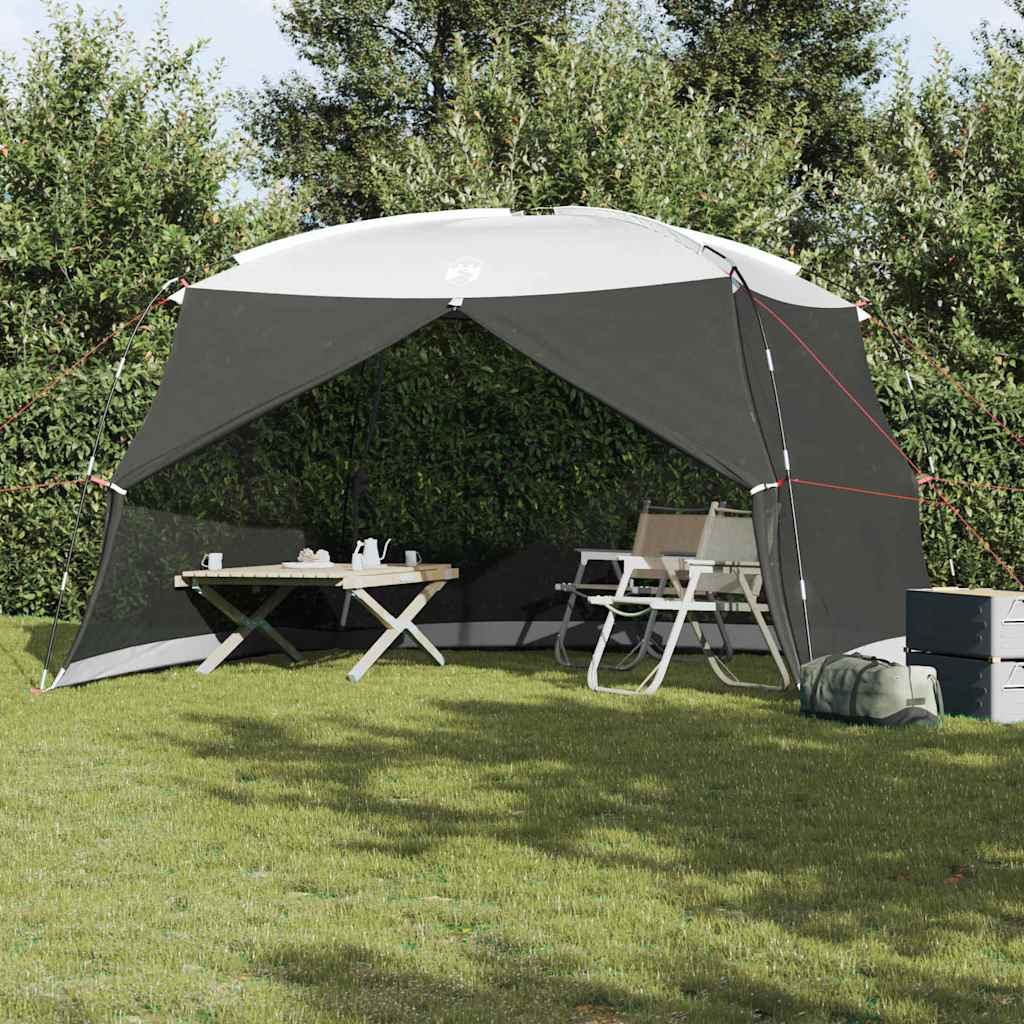vidaXL Σκηνές με στέγη Γκρι 380 x 380 x 225 εκ. Πολυεστέρας