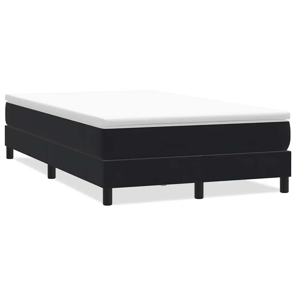 vidaXL Box Spring Κρεβάτι χωρίς στρώμα Μαύρο 120x210 cm Βελούδινο