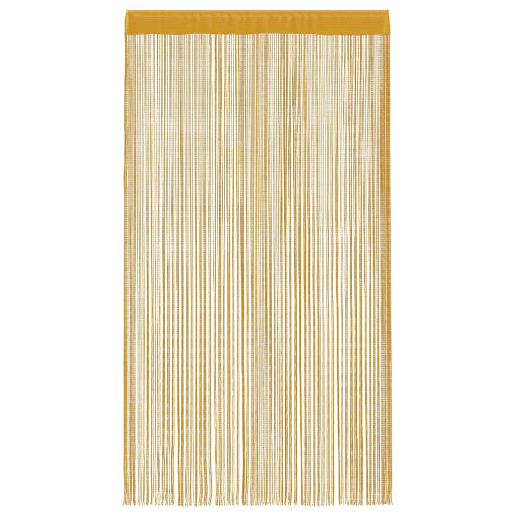 vidaXL Κουρτίνες String 2 τεμάχια Χρυσό 140x250 cm