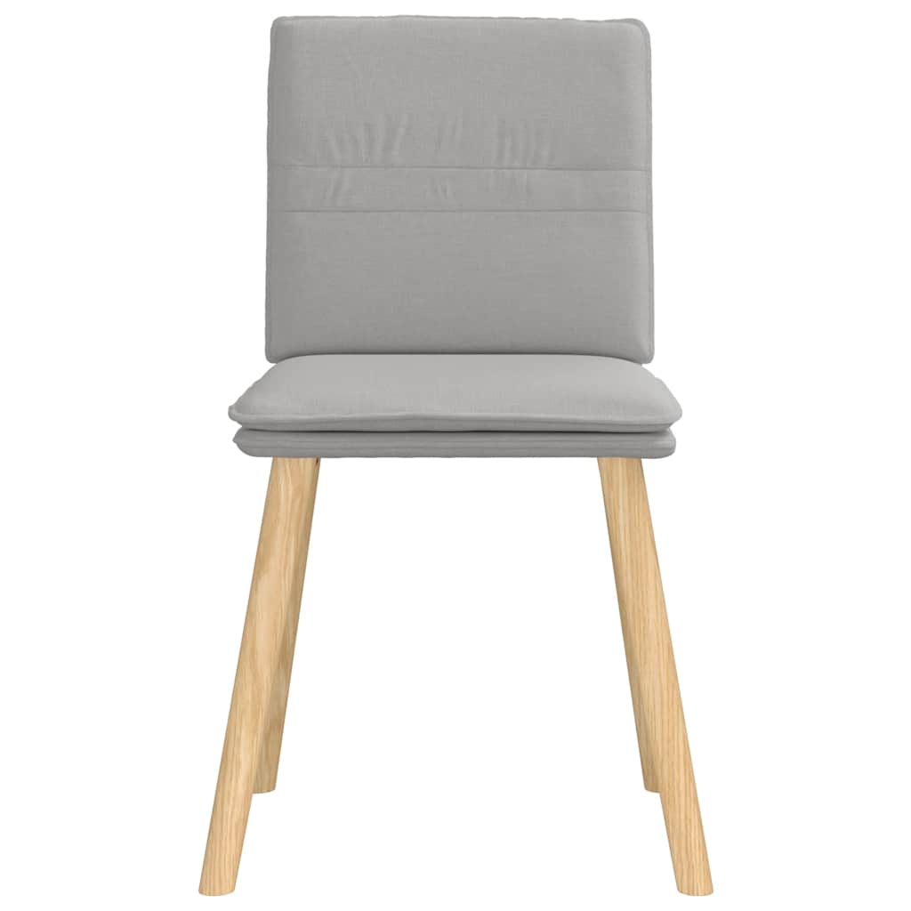 vidaXL Καρέκλες τραπεζαρίας 4 τεμ Cloud Grey Fabric