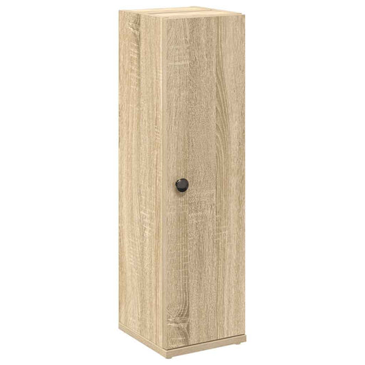 vidaXL Ντουλάπι μπάνιου με θήκη για ρολό Δρυς sonoma 20,5x22x72 cm