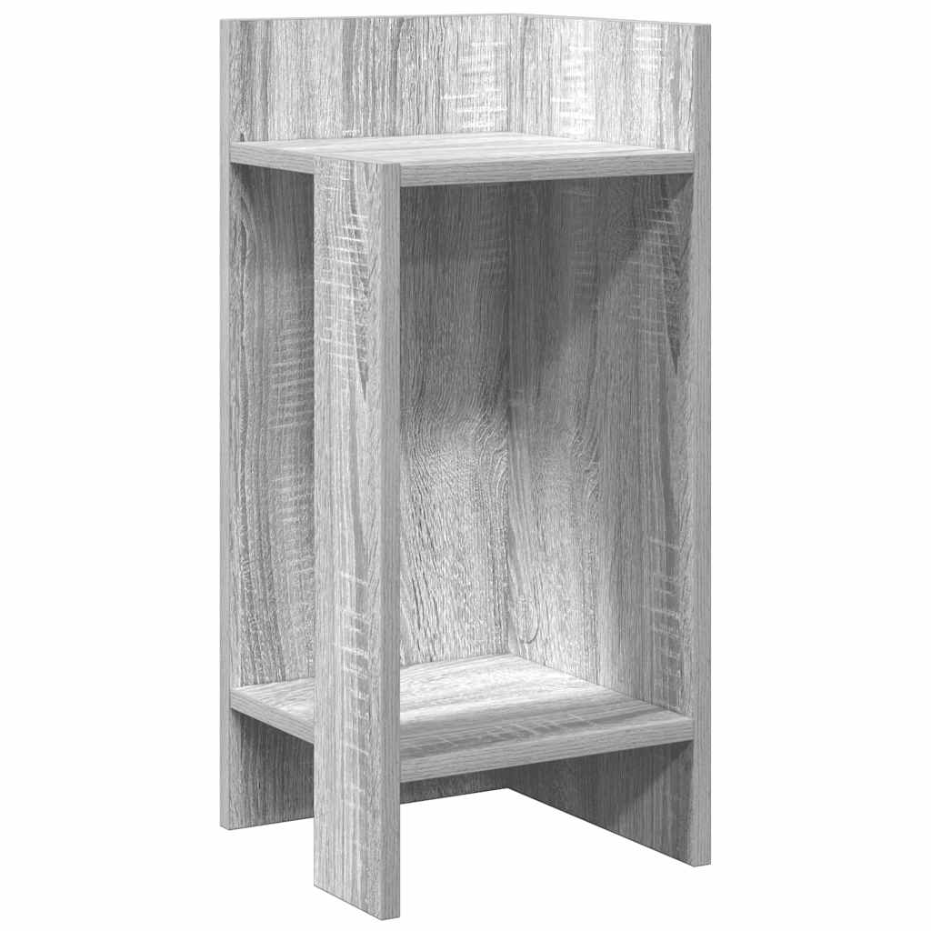 vidaXL Τραπεζάκι με ράφι Γκρι Sonoma 25,5x27x60 εκ.