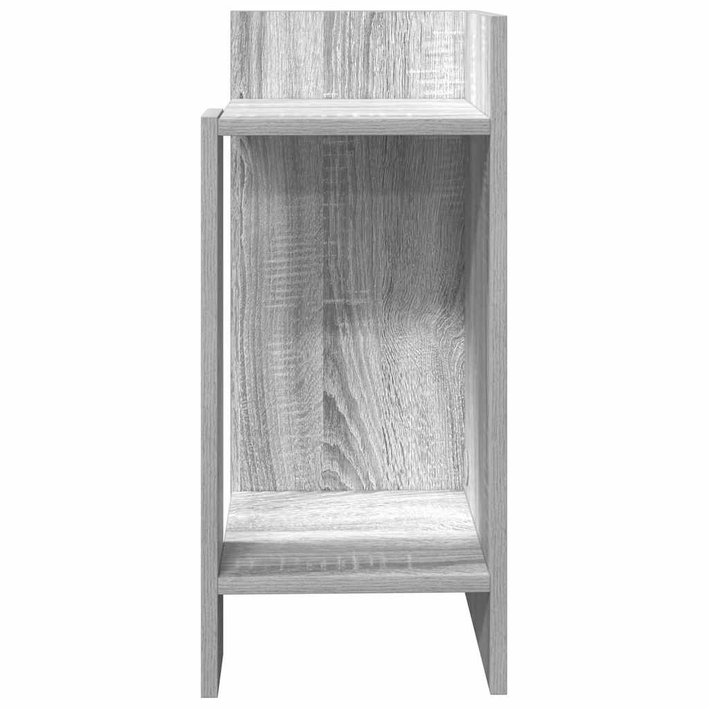 vidaXL Τραπεζάκι με ράφι Γκρι Sonoma 25,5x27x60 εκ.