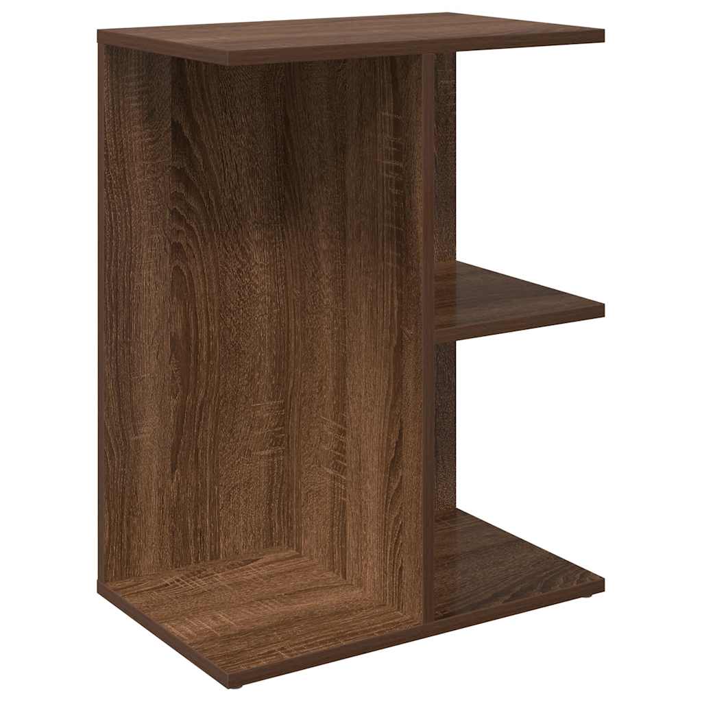 vidaXL Κομοδίνο Καφέ Δρυς 46,5x29x61 εκ. από Επεξεργασμένο Ξύλο