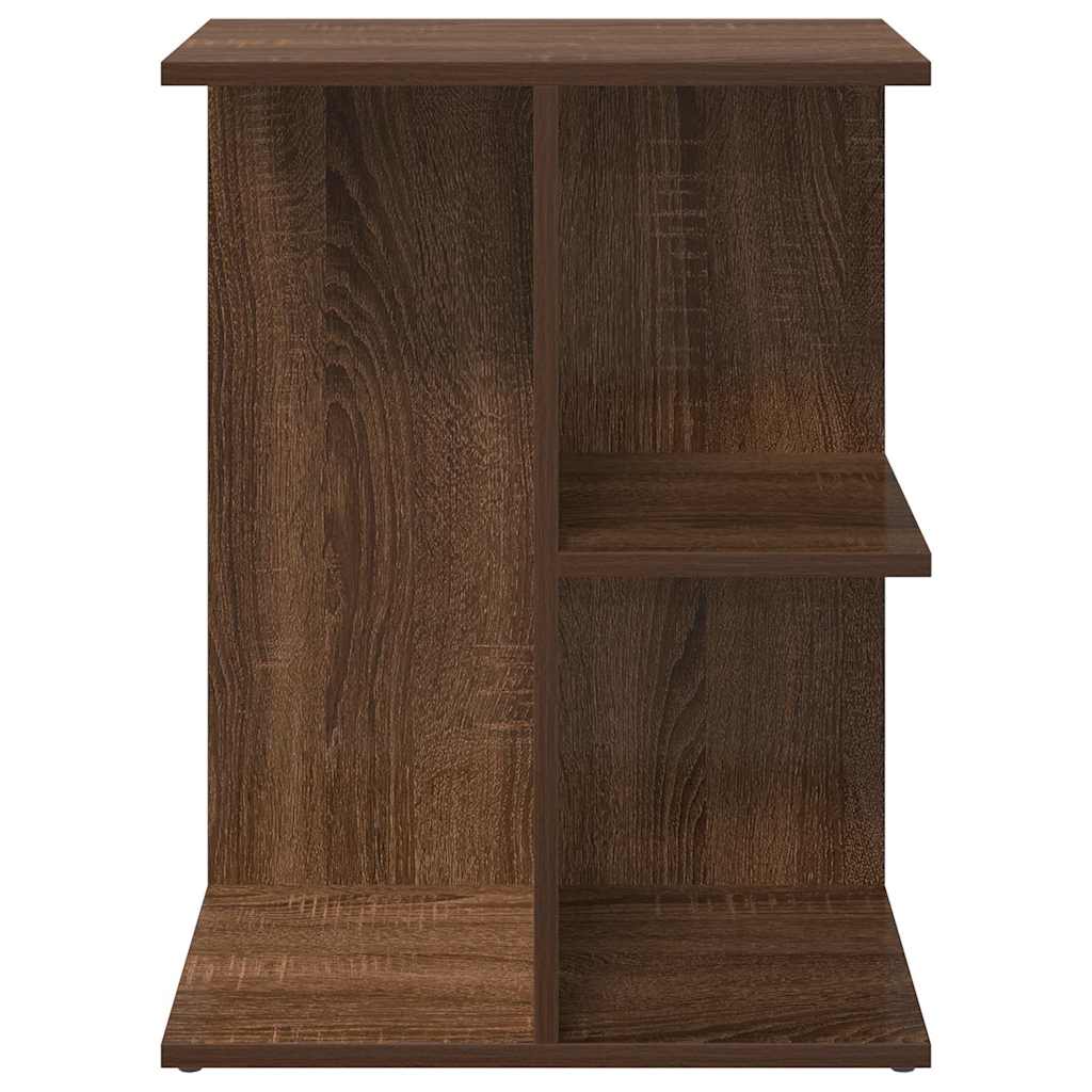 vidaXL Κομοδίνα 2 τεμ. Καφέ Δρυς 46,5x29x61 εκ. από Επεξεργασμένο Ξύλο