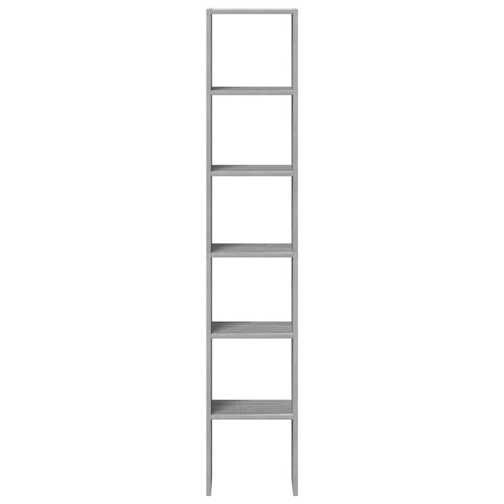 vidaXL Βιβλιοθήκες 2 τεμ. Στοιβαζόμενα Γκρι Sonoma 30x30x80 εκ.
