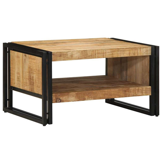 vidaXL Τραπεζάκι σαλονιού 70x50x38 cm Στερεό ακατέργαστο ξύλο Mango