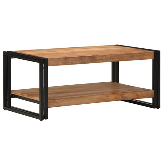 vidaXL Τραπεζάκι σαλονιού 90x50x38 cm μασίφ ξύλο ακακίας