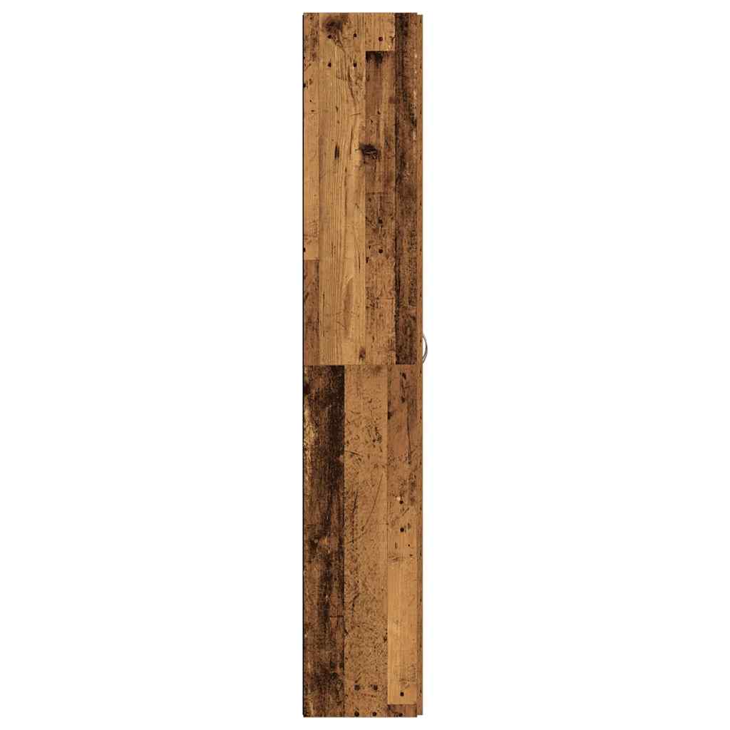 vidaXL Highboard Παλιό ξύλο 60x32x190 cm Κατασκευασμένο ξύλο