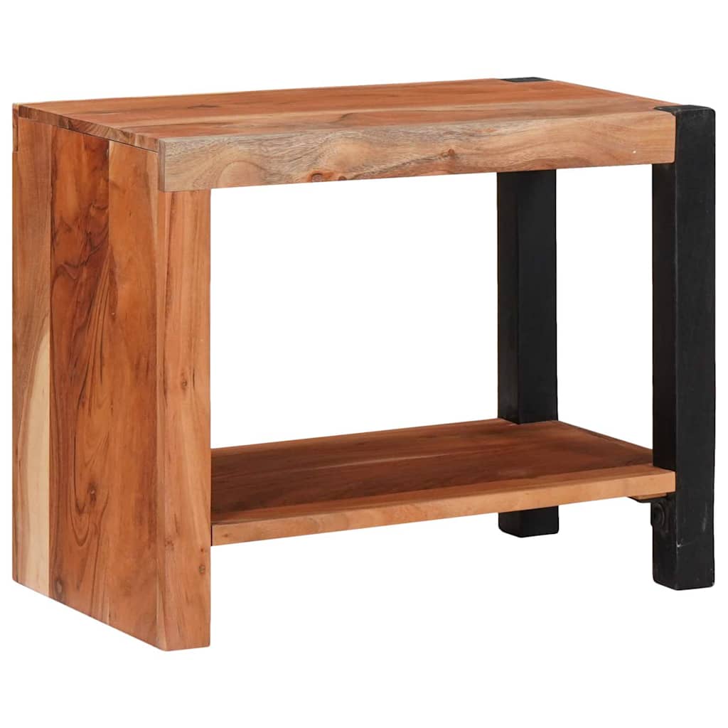 vidaXL Ράφι Βιβλίων Καφέ 50 x 30 x 40 εκ. Μασίφ ξύλο ακακίας