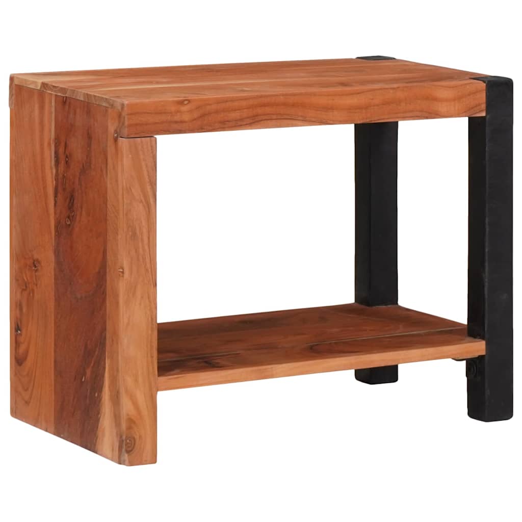 vidaXL Ράφι Βιβλίων Καφέ 50 x 30 x 40 εκ. Μασίφ ξύλο ακακίας