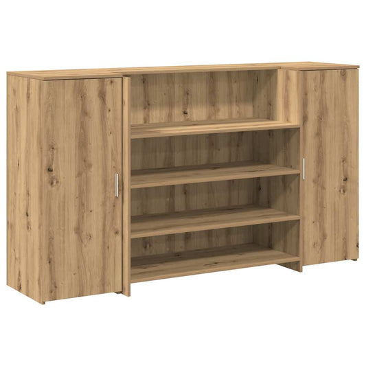 vidaXL Γραφείο υποδοχής 180x50x103,5 εκ. Επεξεργασμένο Ξύλο
