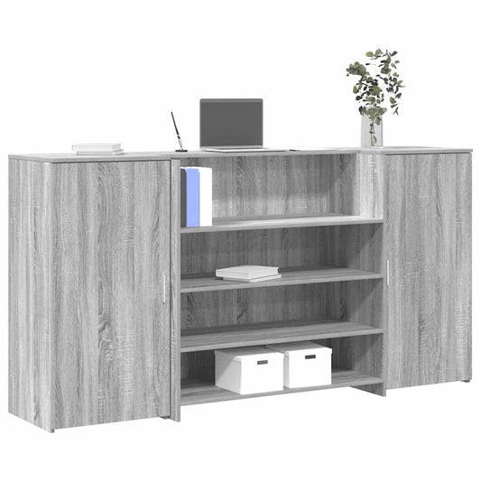 vidaXL Γραφείο υποδοχής 200x50x103,5 εκ. Επεξεργασμένο Ξύλο