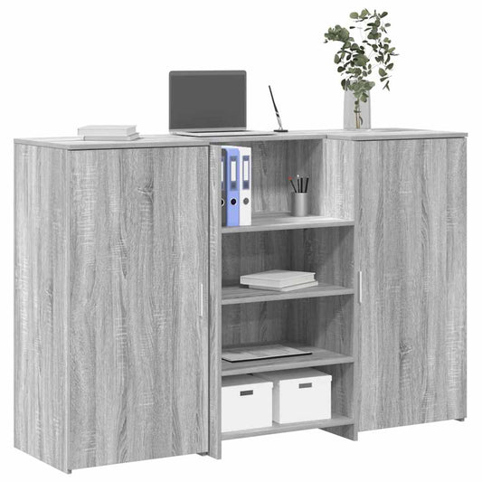vidaXL Γραφείο υποδοχής 155x50x103,5 εκ. Επεξεργασμένο Ξύλο