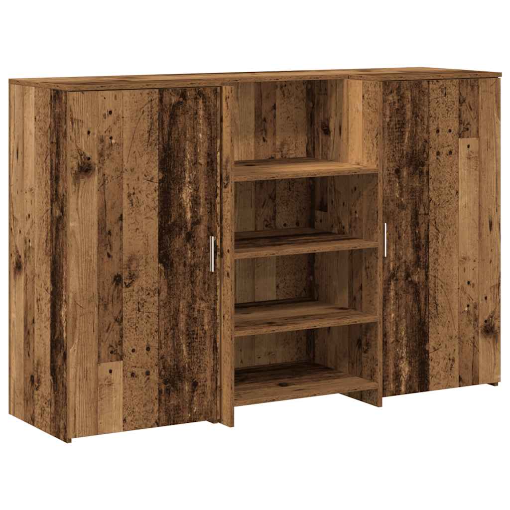 vidaXL Γραφείο υποδοχής Παλιό Ξύλο 155x50x103,5 εκ. Επεξεργασμένο Ξύλο
