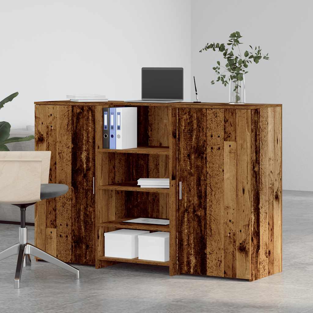 vidaXL Γραφείο υποδοχής Παλιό Ξύλο 155x50x103,5 εκ. Επεξεργασμένο Ξύλο