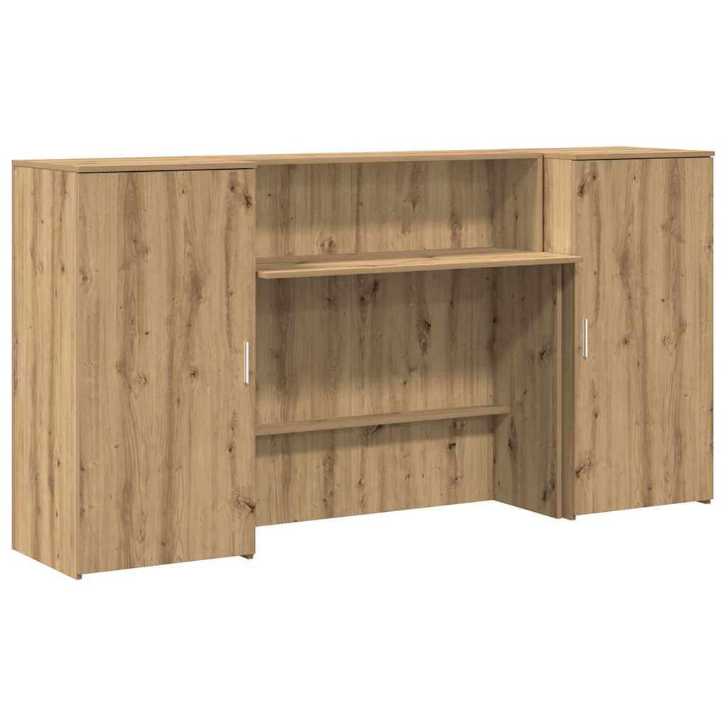 vidaXL Γραφείο υποδοχής 200x50x103,5 εκ. Επεξεργασμένο Ξύλο