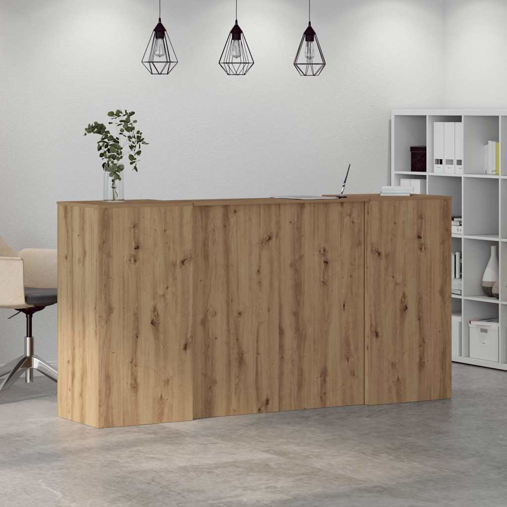 vidaXL Γραφείο υποδοχής 200x50x103,5 εκ. Επεξεργασμένο Ξύλο