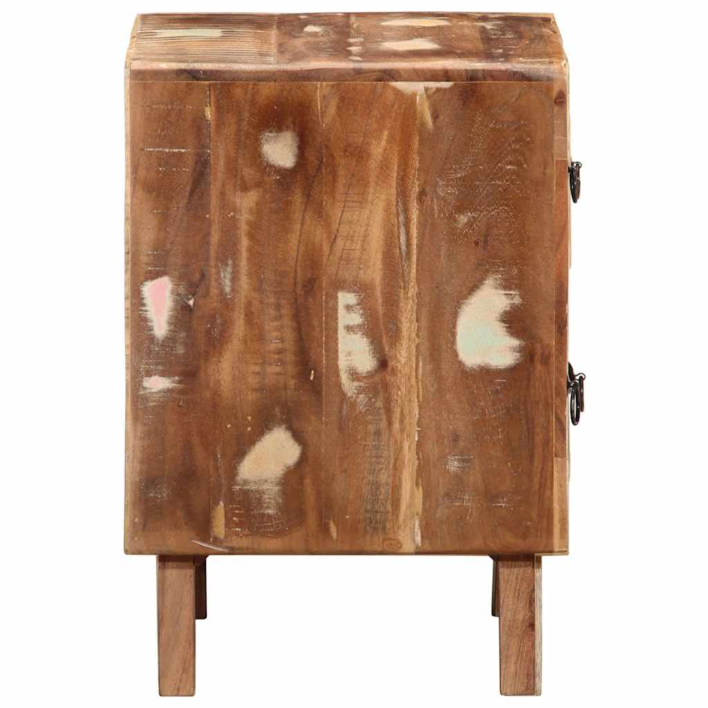 vidaXL Κομοδίνο 40x32x46 cm Στερεό ξύλο αναγεννημένο